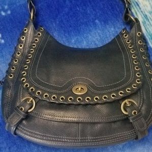 COACH LARGE CHELSEA LEATHER FLAP ABBEY